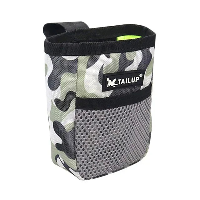 Hundetraining Leckerli-Tasche, Camouflage-Design, Mesh-Tasche, tragbar, robust.