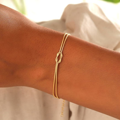 Minimalistiskt knutarmband – Elva