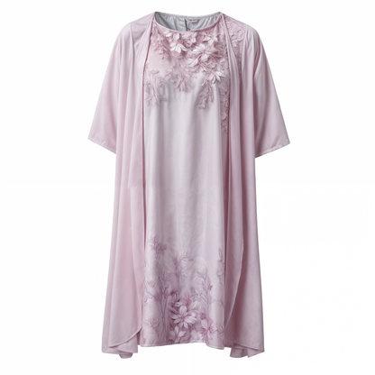 Höstklänning med blommönster – Eliana