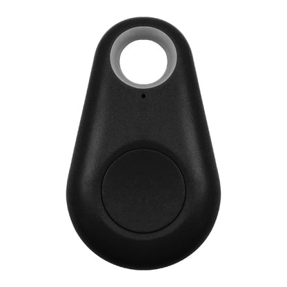 Schwarzer Bluetooth-Tracker, Schlüsselanhänger, GPS-Tracker, Diebstahlschutz, kompakt, tragbar.