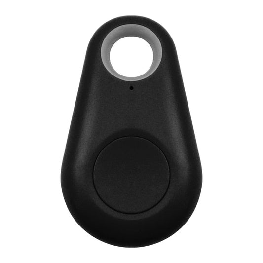 Schwarzer Bluetooth-Tracker, Schlüsselanhänger, GPS-Tracker, Diebstahlschutz, kompakt, tragbar.