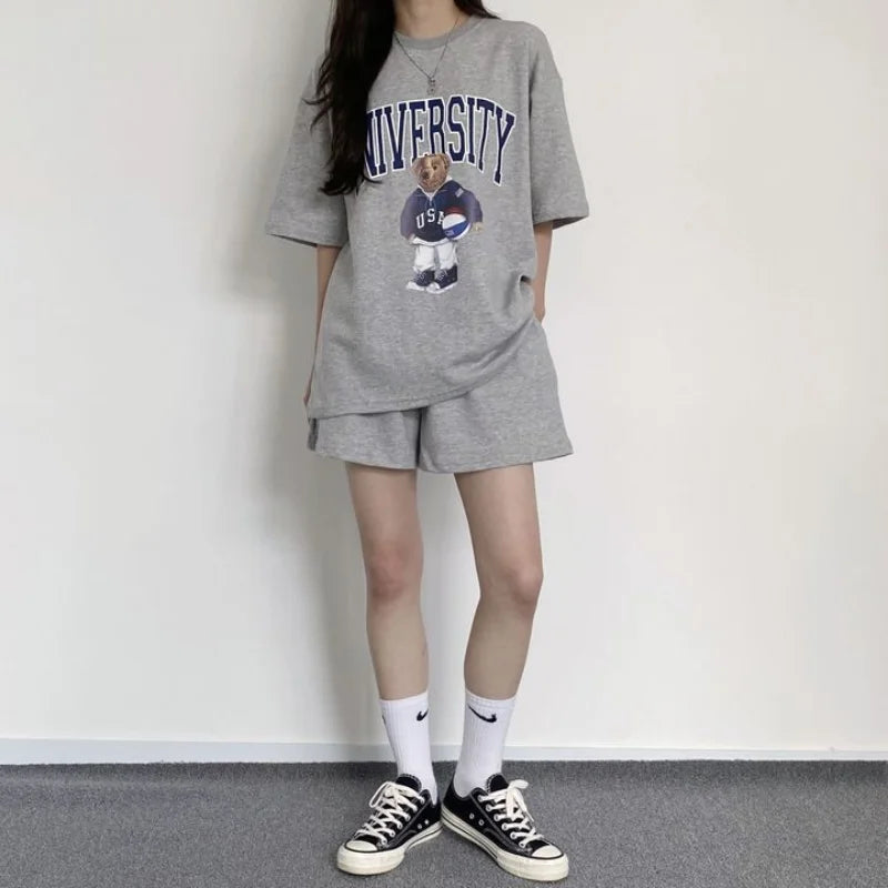 Sommar shorts-set dam – Leni