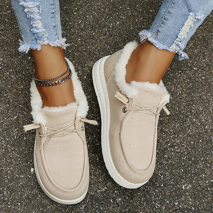 Slip-on vinterskor för damer med plyschfoder – Maren