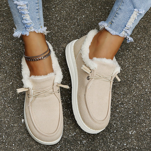 Slip-on vinterskor för damer med plyschfoder – Maren