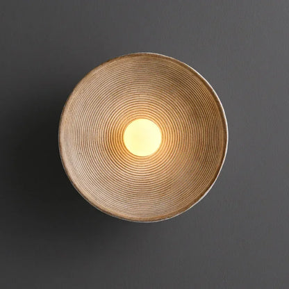 Japanische moderne Wandlampe, Vintage-Stil, Harz, Schlafzimmer, Wohnzimmer, Hintergrundbeleuchtung.