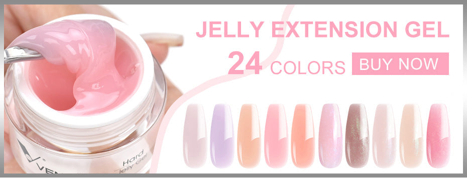Nagelverlängerungsgel rosa, 24 Farben, Jelly-Textur, Maniküre, Nageldesign, kaufen.