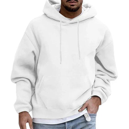 Oversized herrhoodie med känguruficka – Höstutgåvan Matteo
