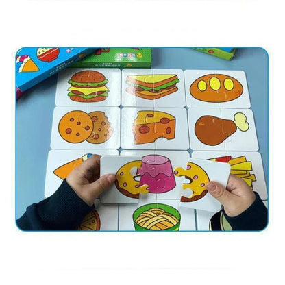 Kort-Memo-spel för barn – Främjar lekfullt minne och koncentration (1+1 Gratis)