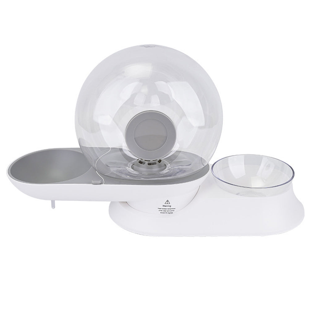 Automatische Katzen-Trinkbrunnen, transparent, mit Filter, große Schale, Haustier-Wasserspender.
