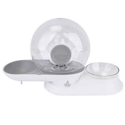 Automatische Katzen-Trinkbrunnen, transparent, mit Filter, große Schale, Haustier-Wasserspender.