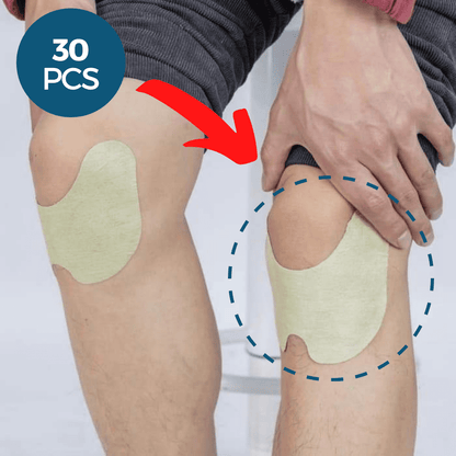 Knie-Pflaster Set, 30 Stück, Schmerzlinderung, beige, für Gelenkschmerzen, Sale endet heute.