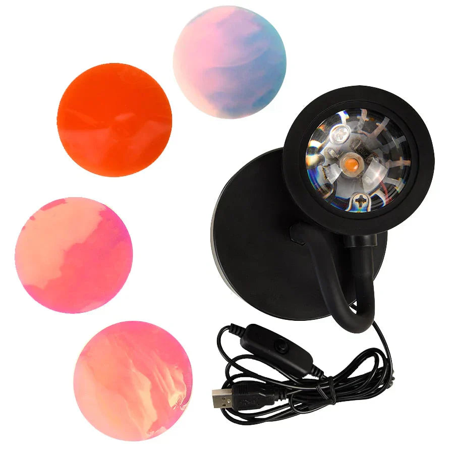 Kompakte Tischprojektor Lampe - AuraProjector