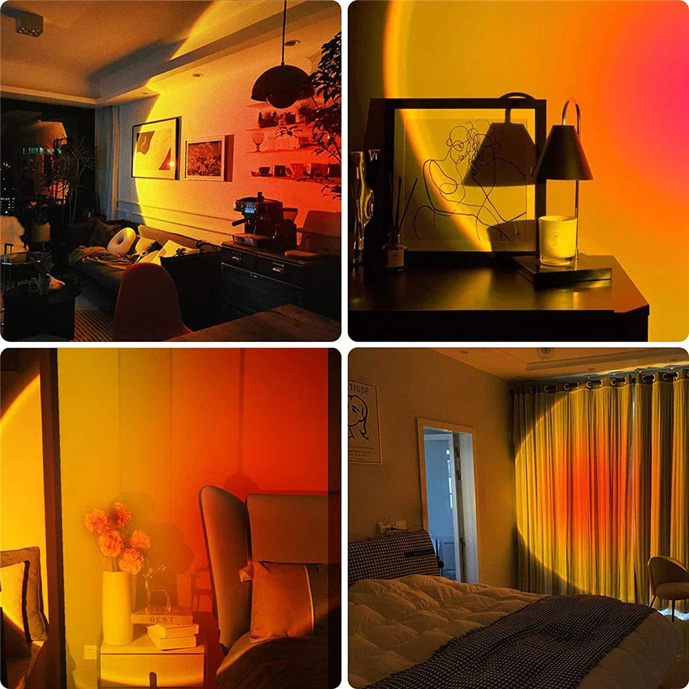 Kompakte Tischprojektor Lampe - AuraProjector