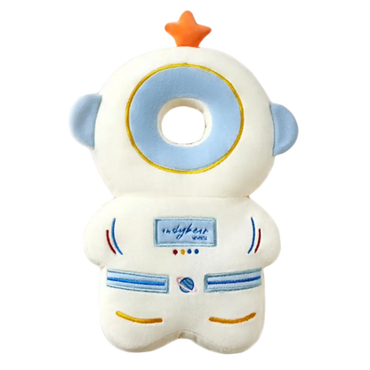 Plüschkissen Baby, Astronaut-Design, Weiß-Blau, Kopfstütze, Neugeborene, ergonomisch