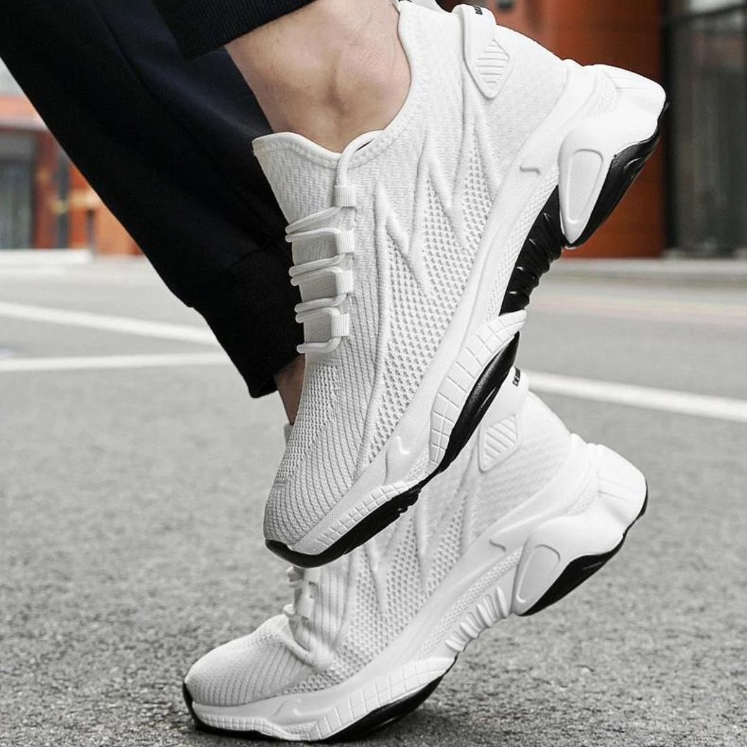 Diskret höjande herresneakers med stil – MaxLift Boost