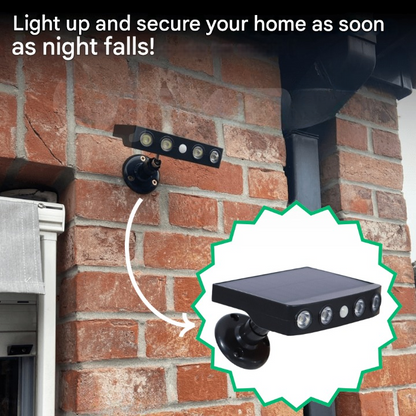 Solar-utomhusbelysning med rörelsesensor – Lumina