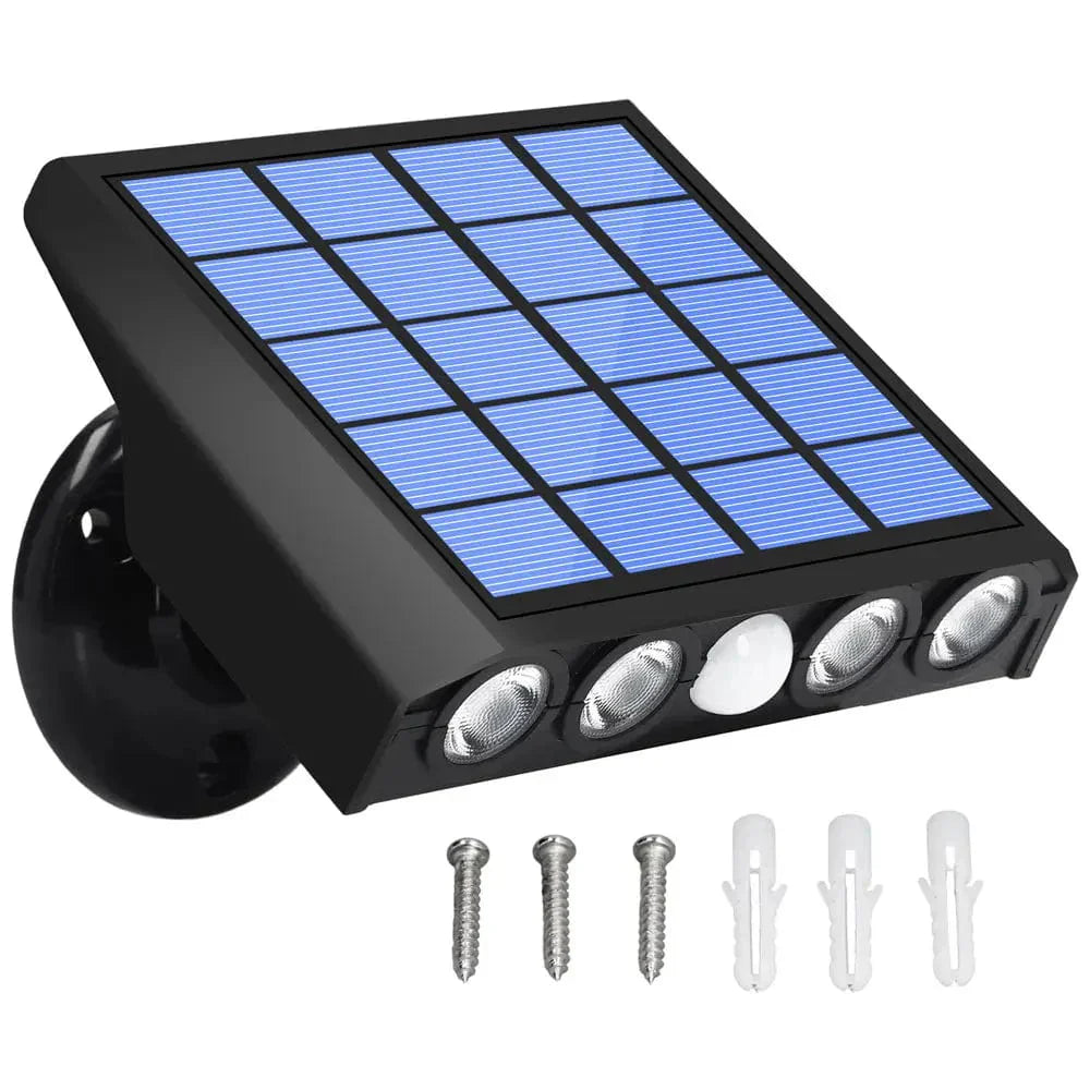 Solar-utomhusbelysning med rörelsesensor – Lumina