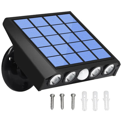 Solar-utomhusbelysning med rörelsesensor – Lumina