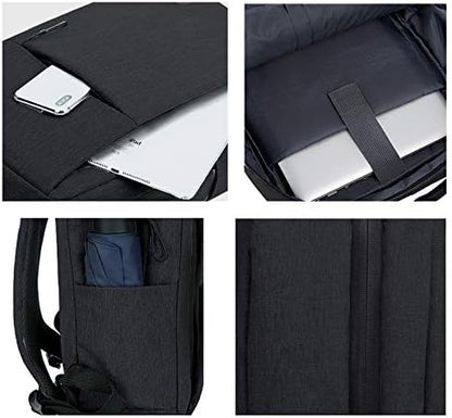Smal vattentät laptopryggsäck med USB-port