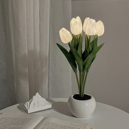 Dekorativ LED-tulpanbordslampa – Florima