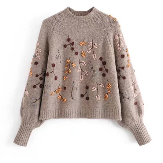 Tröja för kvinnor med höstmotiv – Noëlle