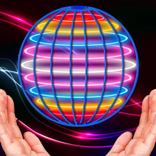 Leuchtender LED-Schwebeball, bunt, mit Handsteuerung, für Kinder, interaktives Spielzeug.