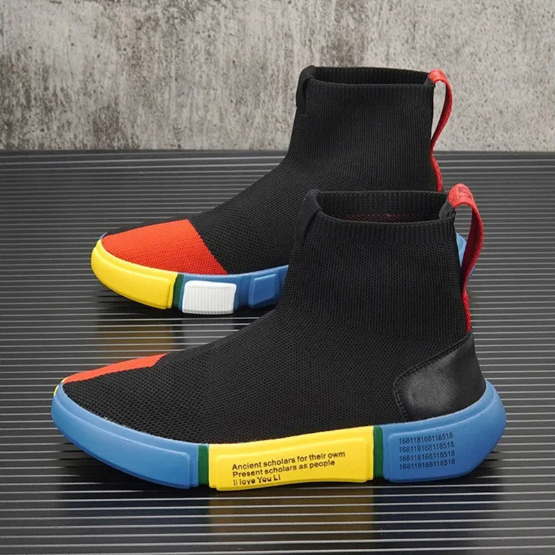 Lätta herrsneakers i strumpstil – Maverick