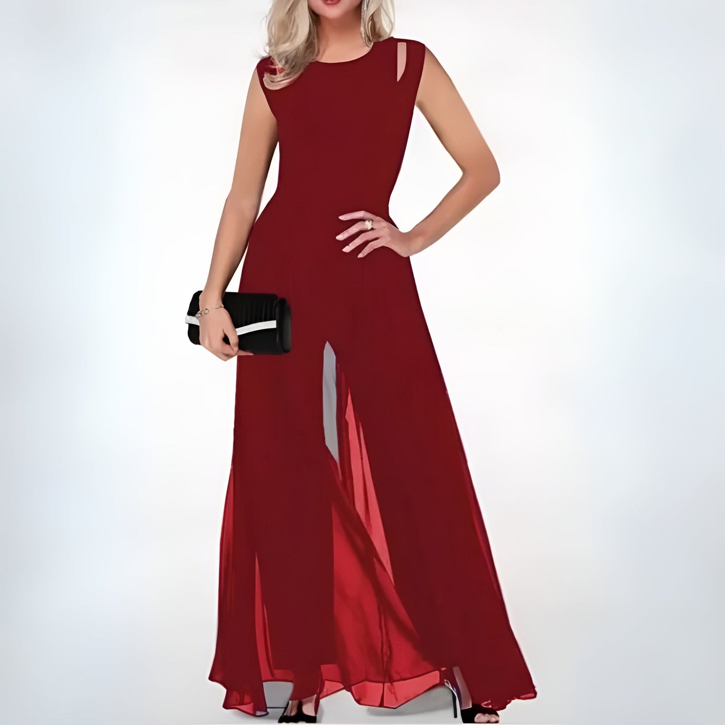 Elegant linnejumpsuit för damer – Sofia i höststil