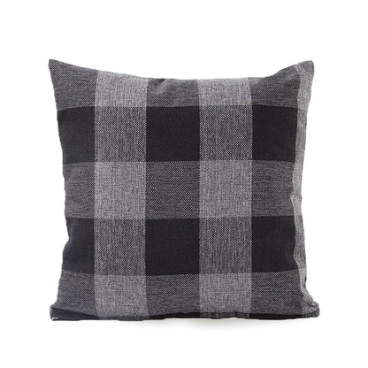 Mysigt rutmönstrat kuddfodral i lantlig stil – Autumn Plaid