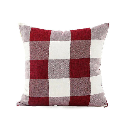 Mysigt rutmönstrat kuddfodral i lantlig stil – Autumn Plaid