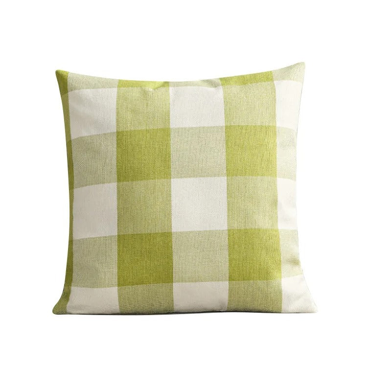 Mysigt rutmönstrat kuddfodral i lantlig stil – Autumn Plaid