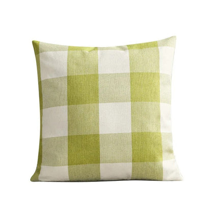 Mysigt rutmönstrat kuddfodral i lantlig stil – Autumn Plaid