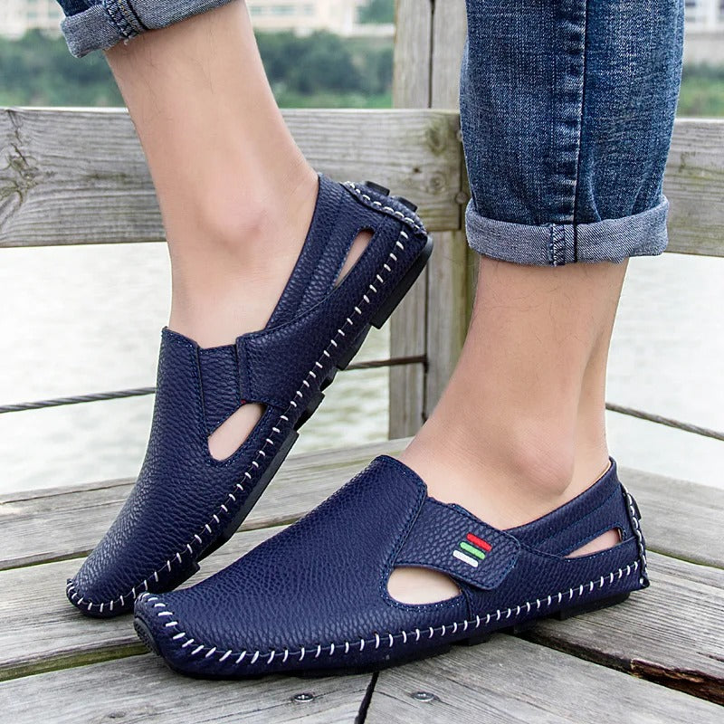 Bekväma slip-on fritidsskor för män – lätta och ventilerande – Matteo