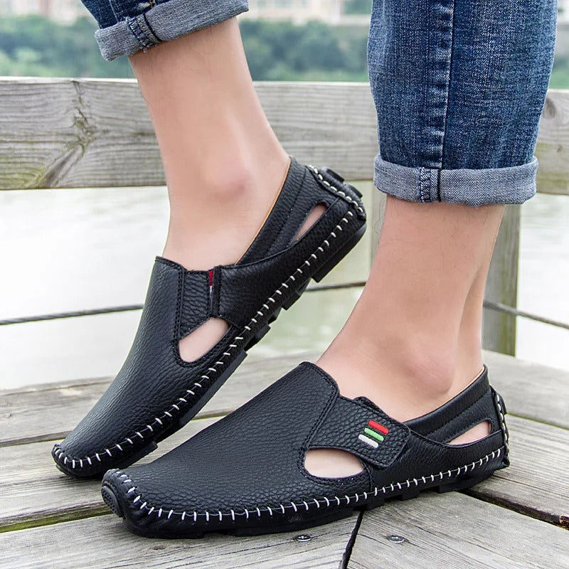 Bekväma slip-on fritidsskor för män – lätta och ventilerande – Matteo