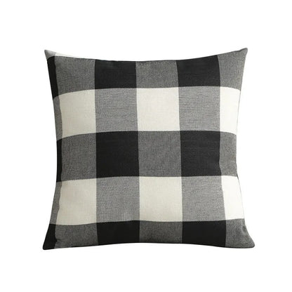 Mysigt rutmönstrat kuddfodral i lantlig stil – Autumn Plaid