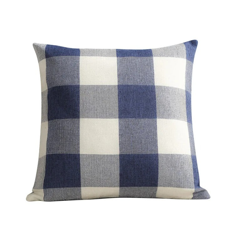 Mysigt rutmönstrat kuddfodral i lantlig stil – Autumn Plaid