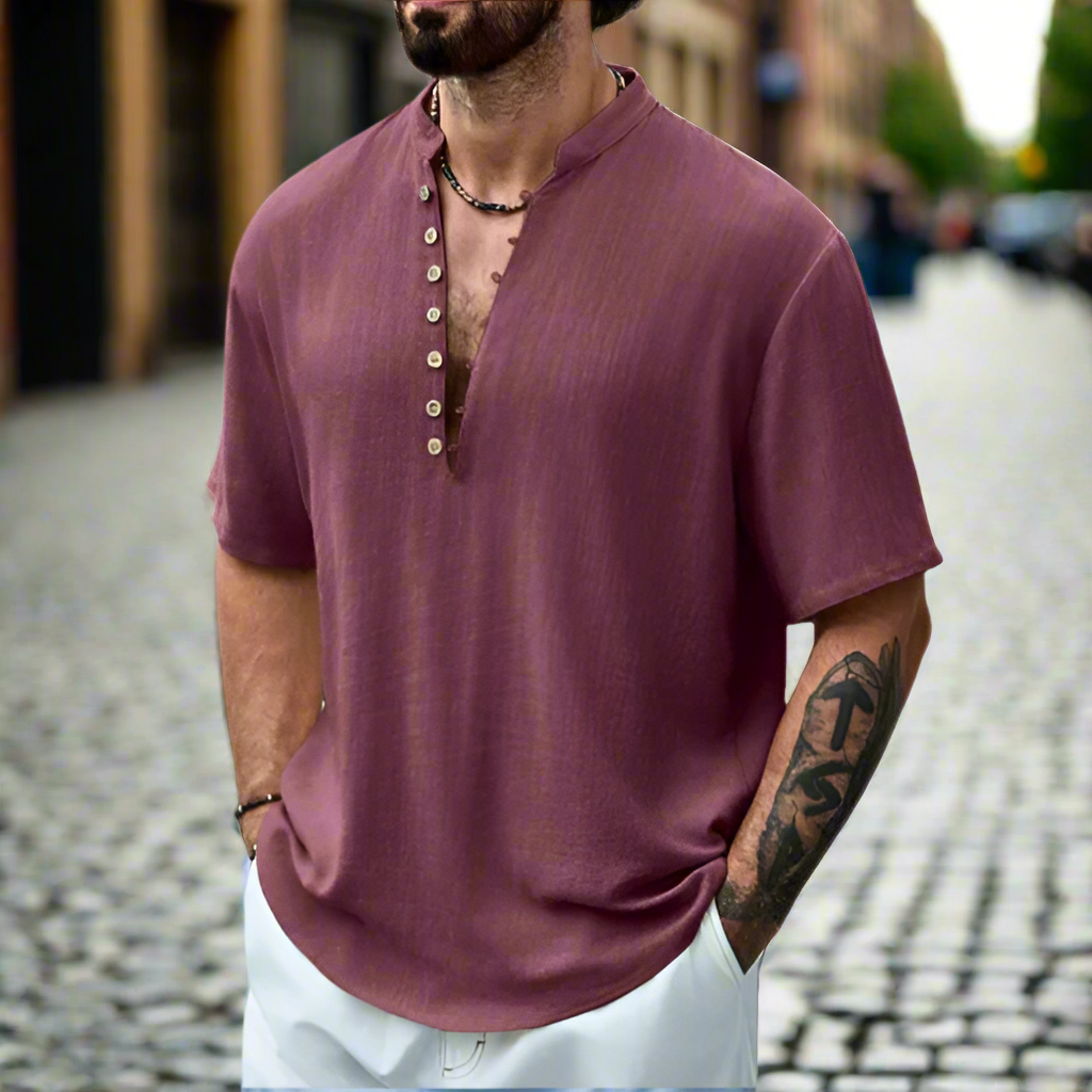Modern linneskjorta – Renzo