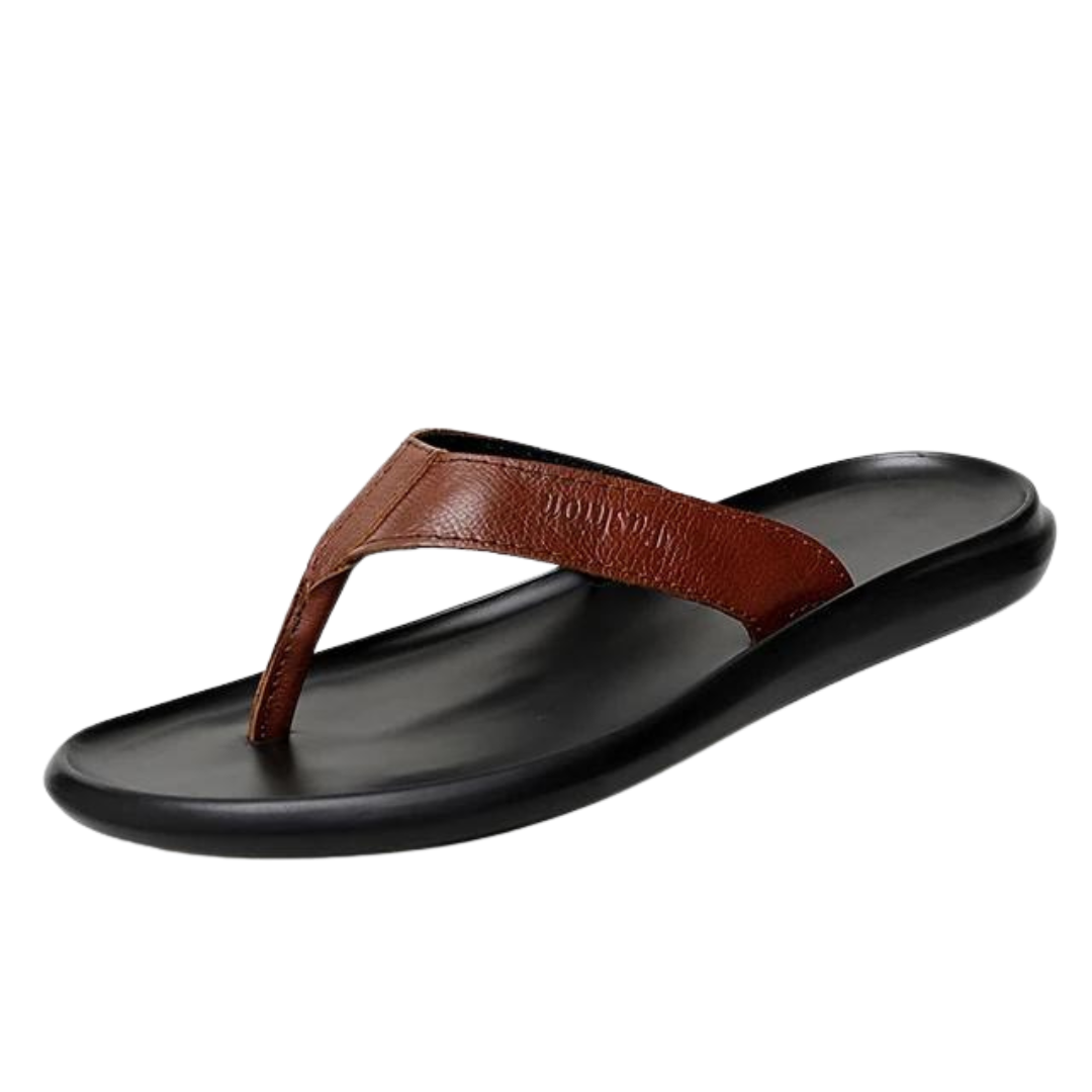Bekväma och stiliga herrutomhus sommarsandaler – Leano