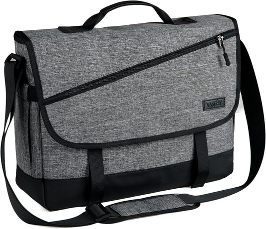 Vattenavvisande laptop-axelväska med justerbar axelrem – WorkMate-serien