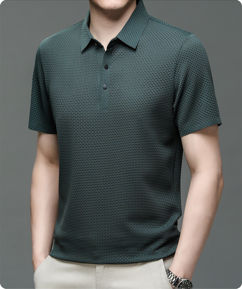 Herrpolo i andningsbart mesh – Matteo