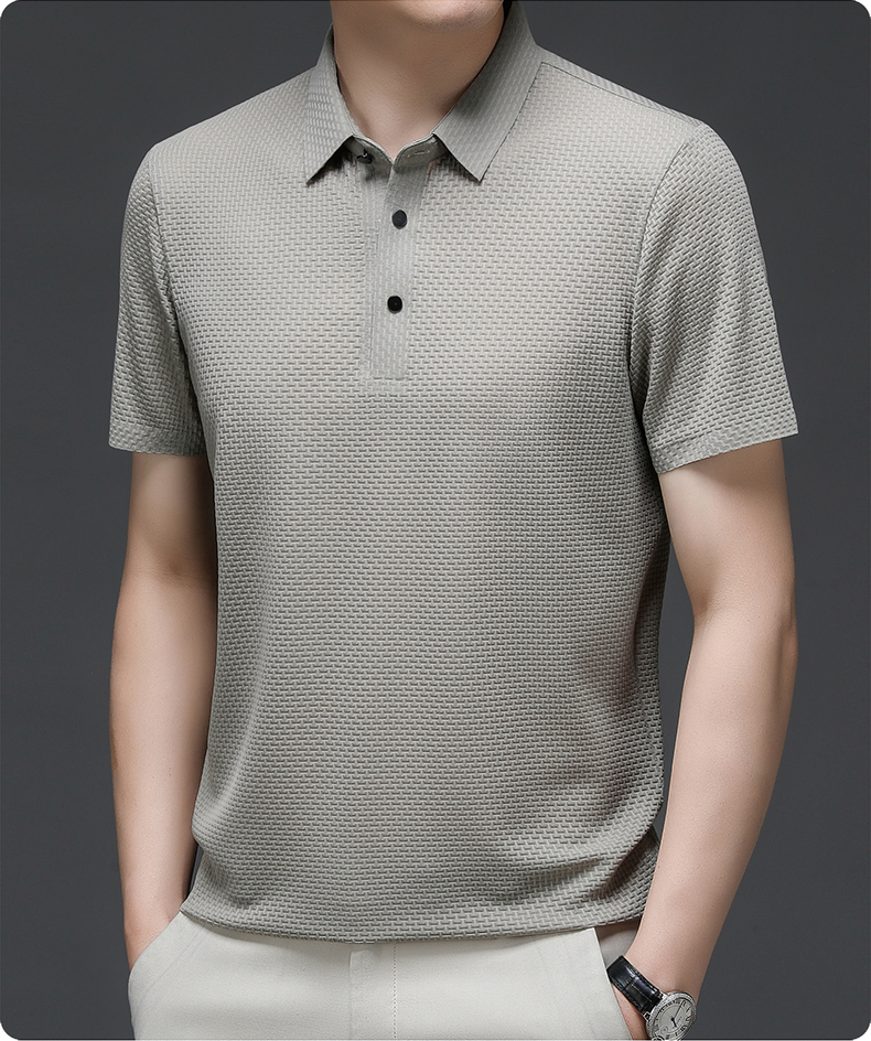 Herrpolo i andningsbart mesh – Matteo