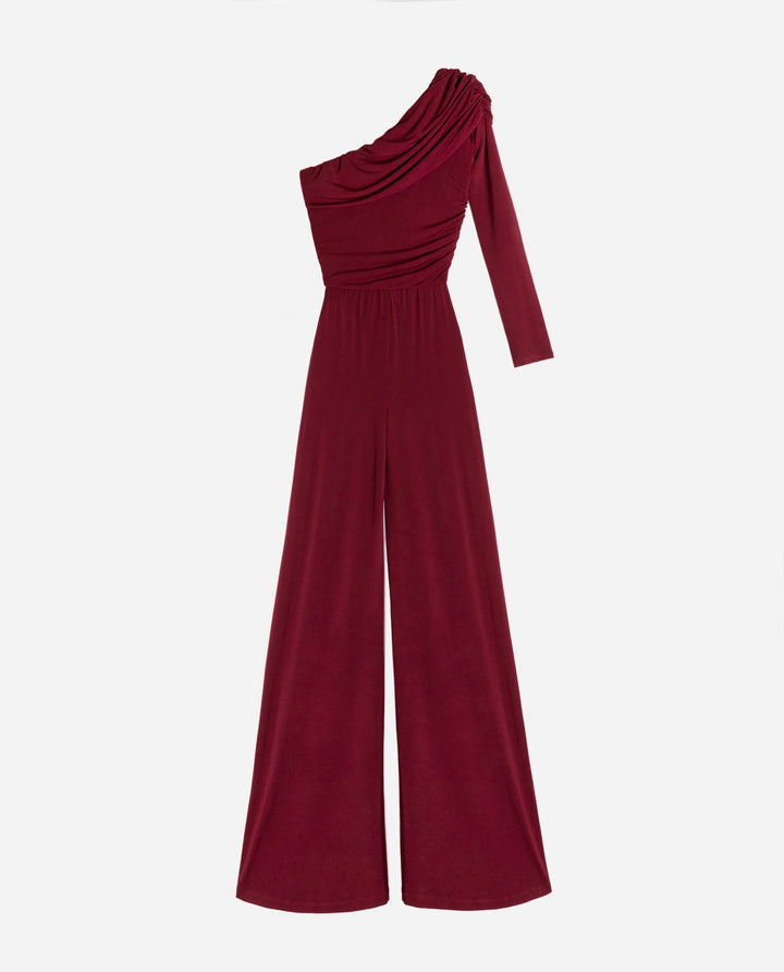 Damjumpsuit med en axel – Alessia, höstens trollkarl