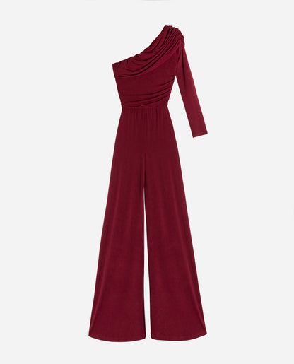 Damjumpsuit med en axel – Alessia, höstens trollkarl