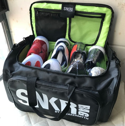 Vattentät resväska för sneakers och utrustning med flera fack