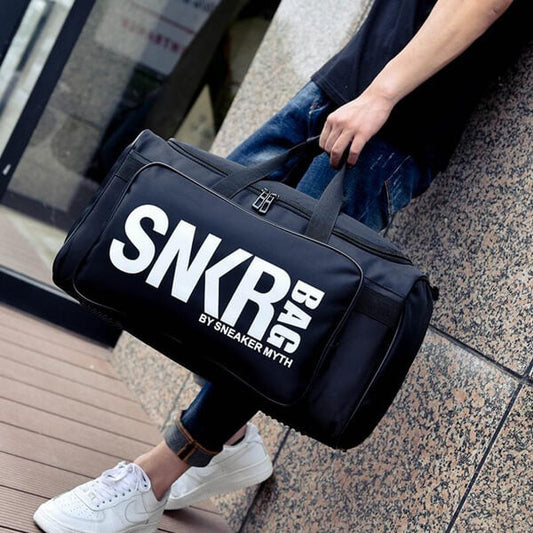 Vattentät resväska för sneakers och utrustning med flera fack
