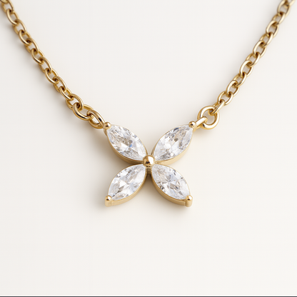 Moissanit-ögon | Öga Fullslip Moissanit Halsband