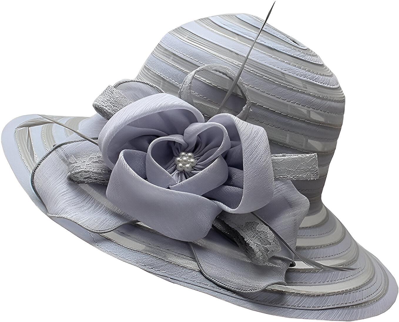 Elegant solhatt för damer i organza – Mirielle höstförtrollning