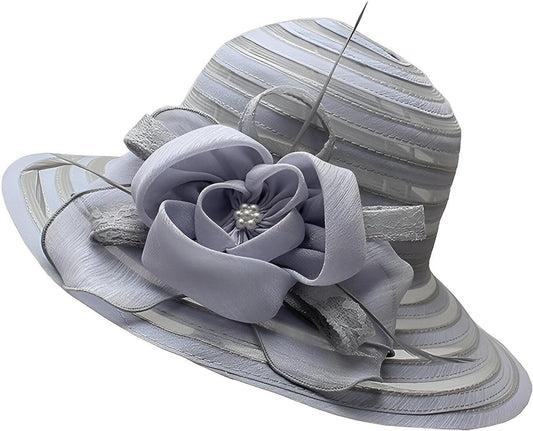 Elegant solhatt för damer i organza – Mirielle höstförtrollning