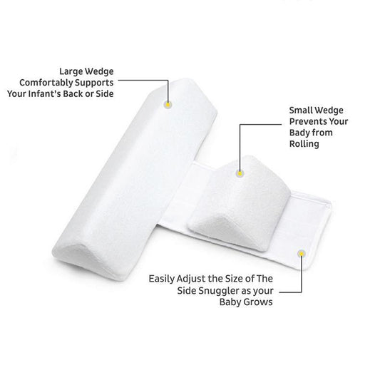 Antirullande justerbar babykudde – Cudlo