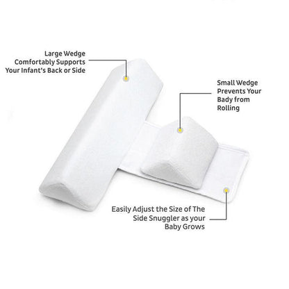 Antirullande justerbar babykudde – Cudlo